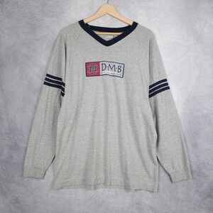 Vintage Y2K Dave Matthews Band Shirt Mens Large Gray Long Sleeve DMB Music Today